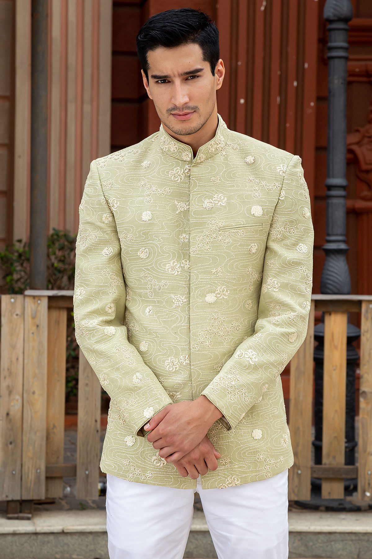 Aggregate more than 252 light green jodhpuri suit latest