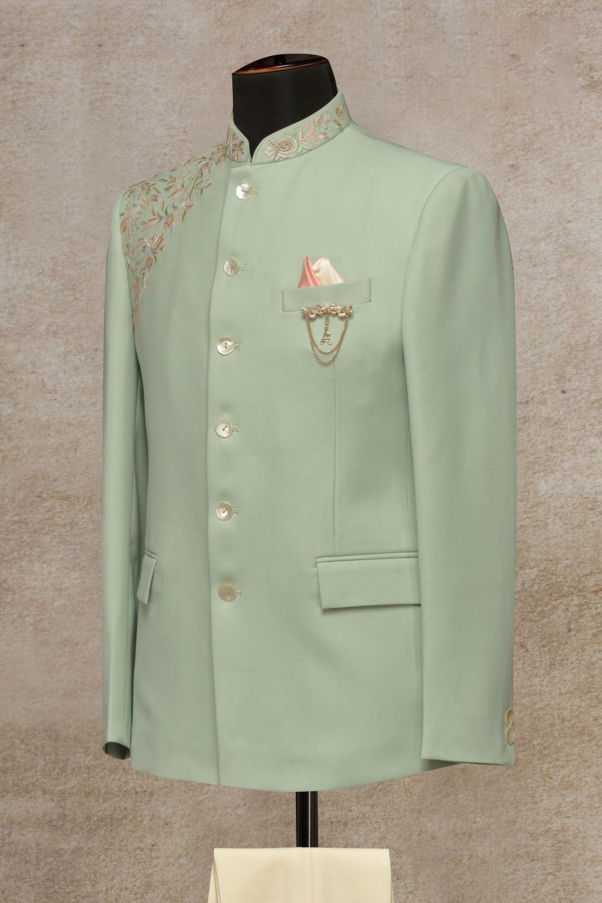 Buy Jodhpuri Suit Green for men Online from Indian Designers 2024