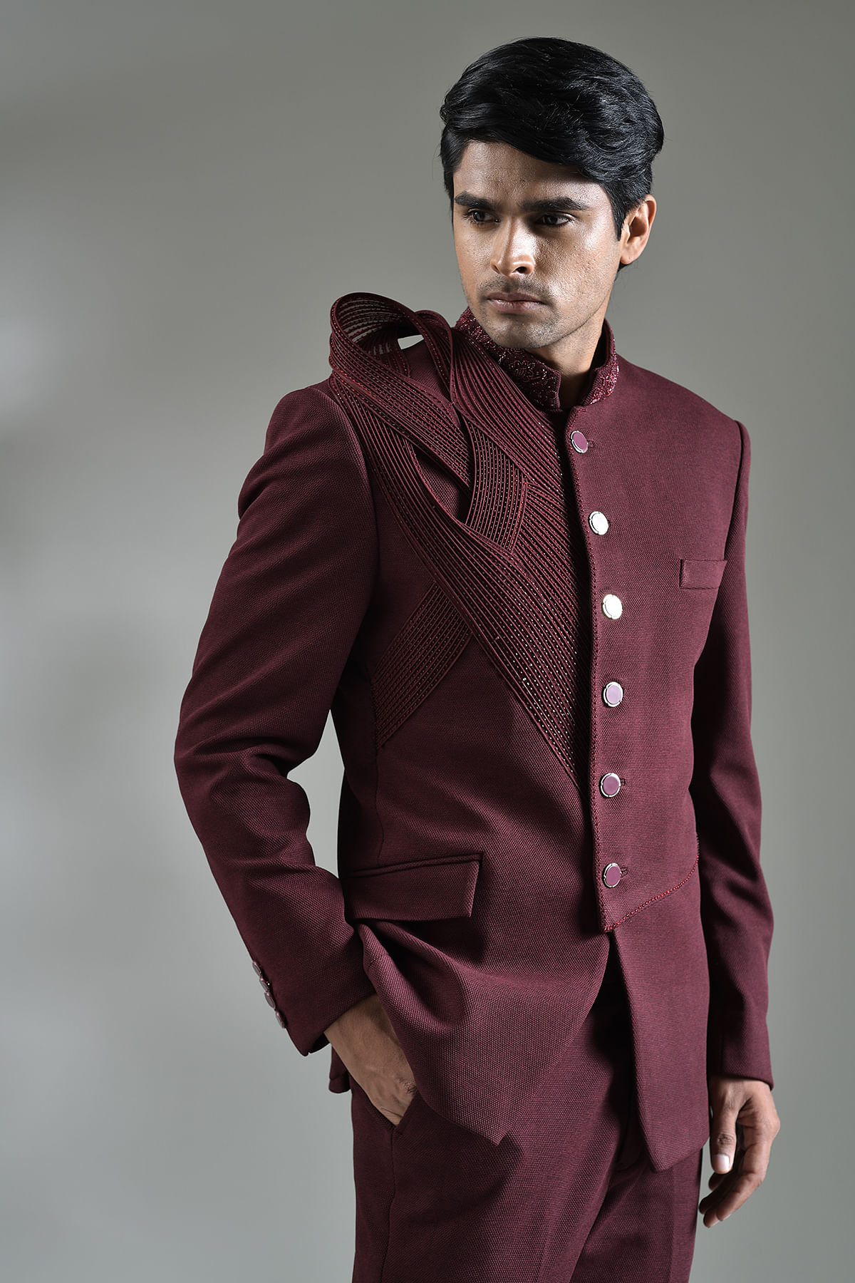 Pure Red Linen Suit – StudioSuits