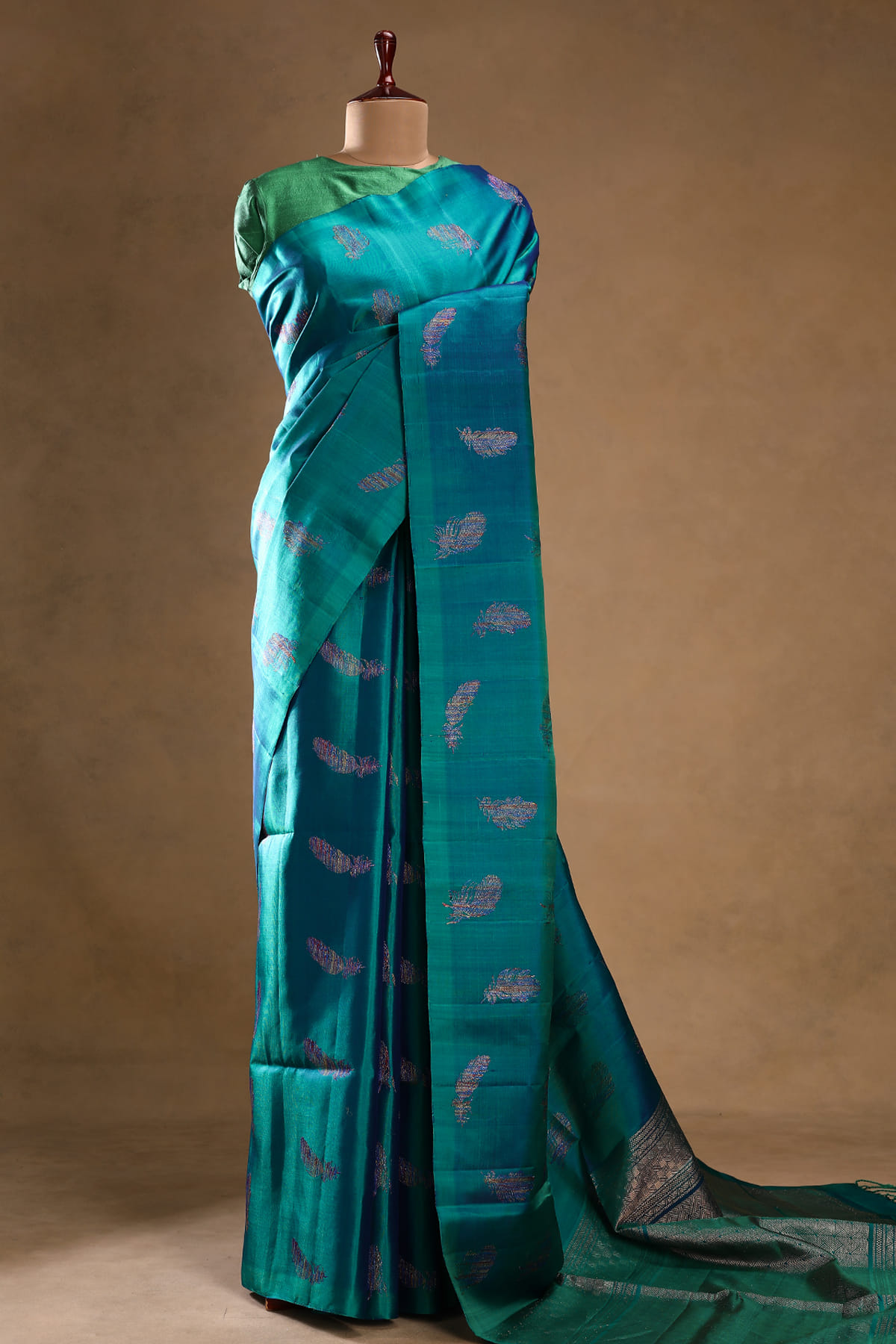 Blue Silk Saree