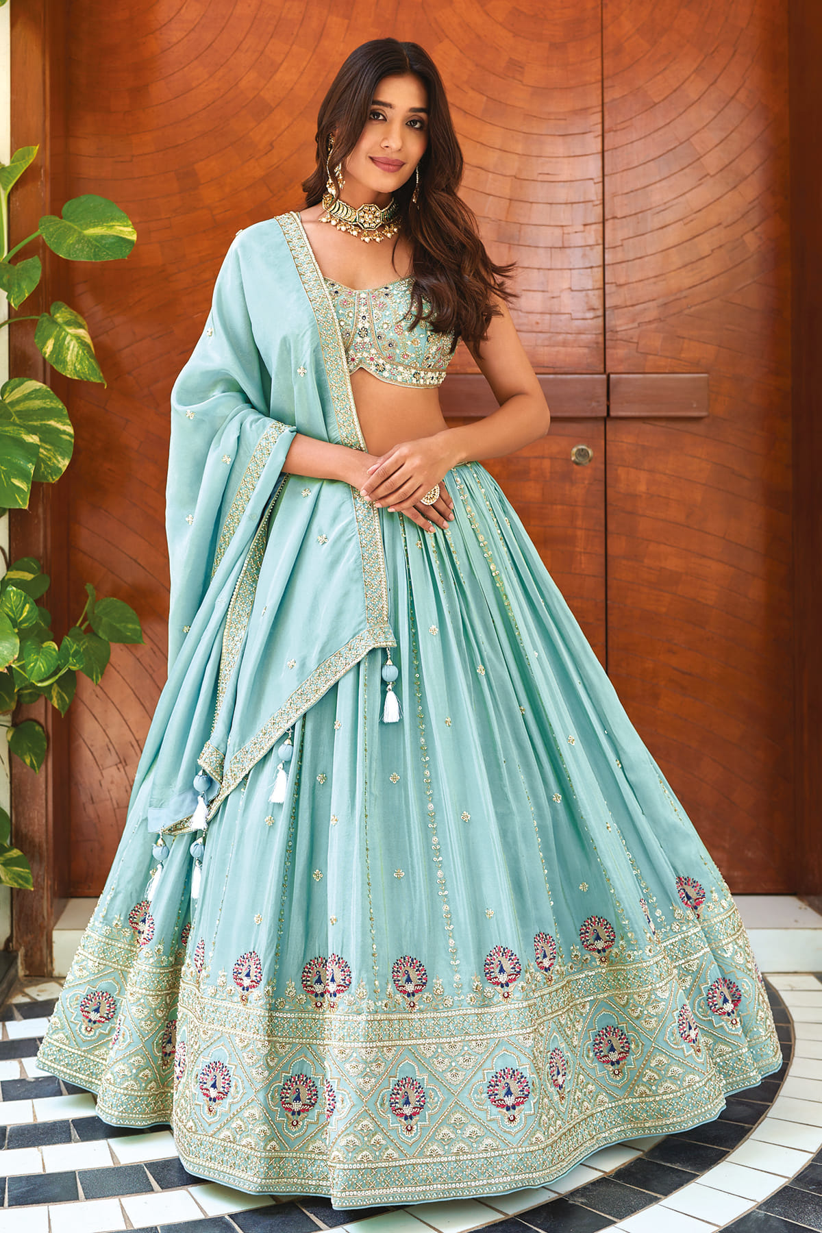 Blue Lehenga
