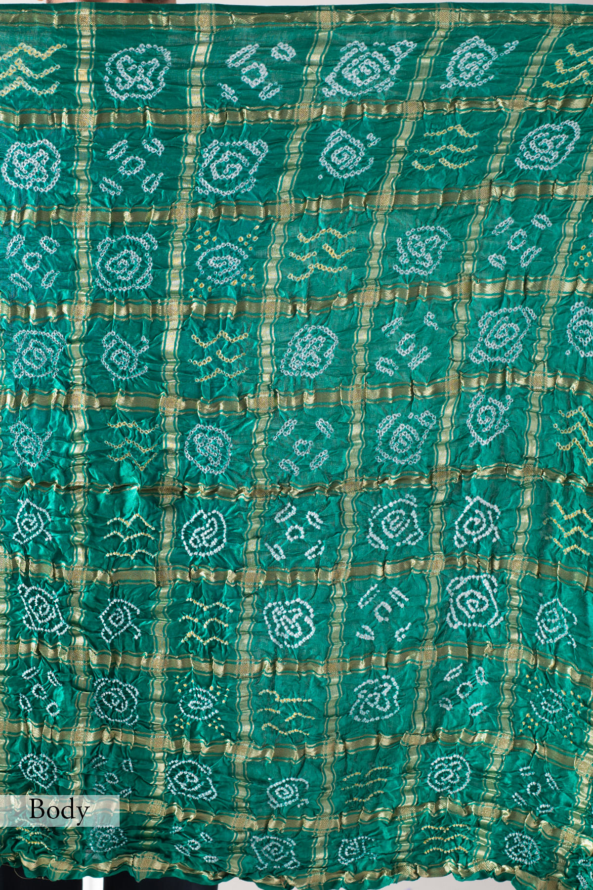 Muskaan - Bandhani Gajji Silk Saree