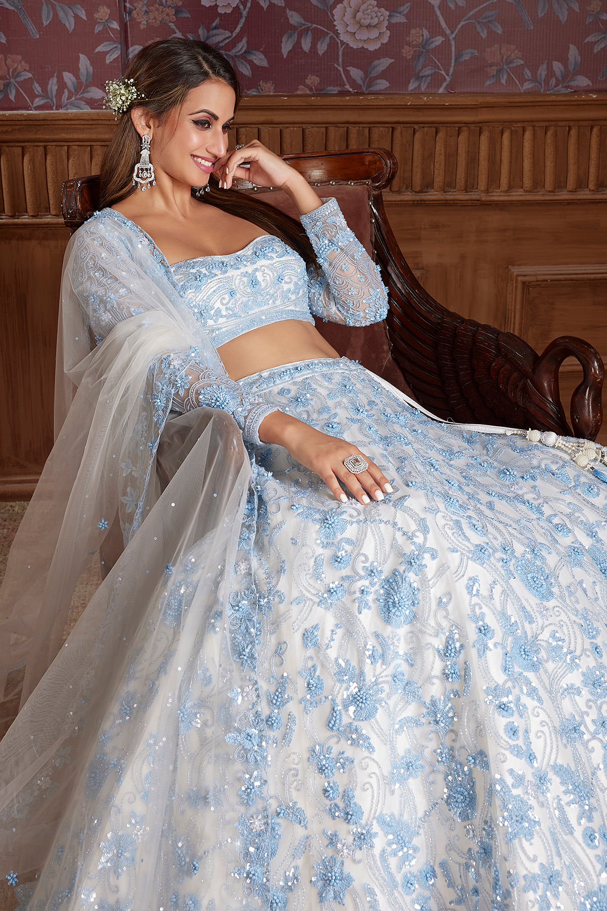 Gown lehenga design best sale