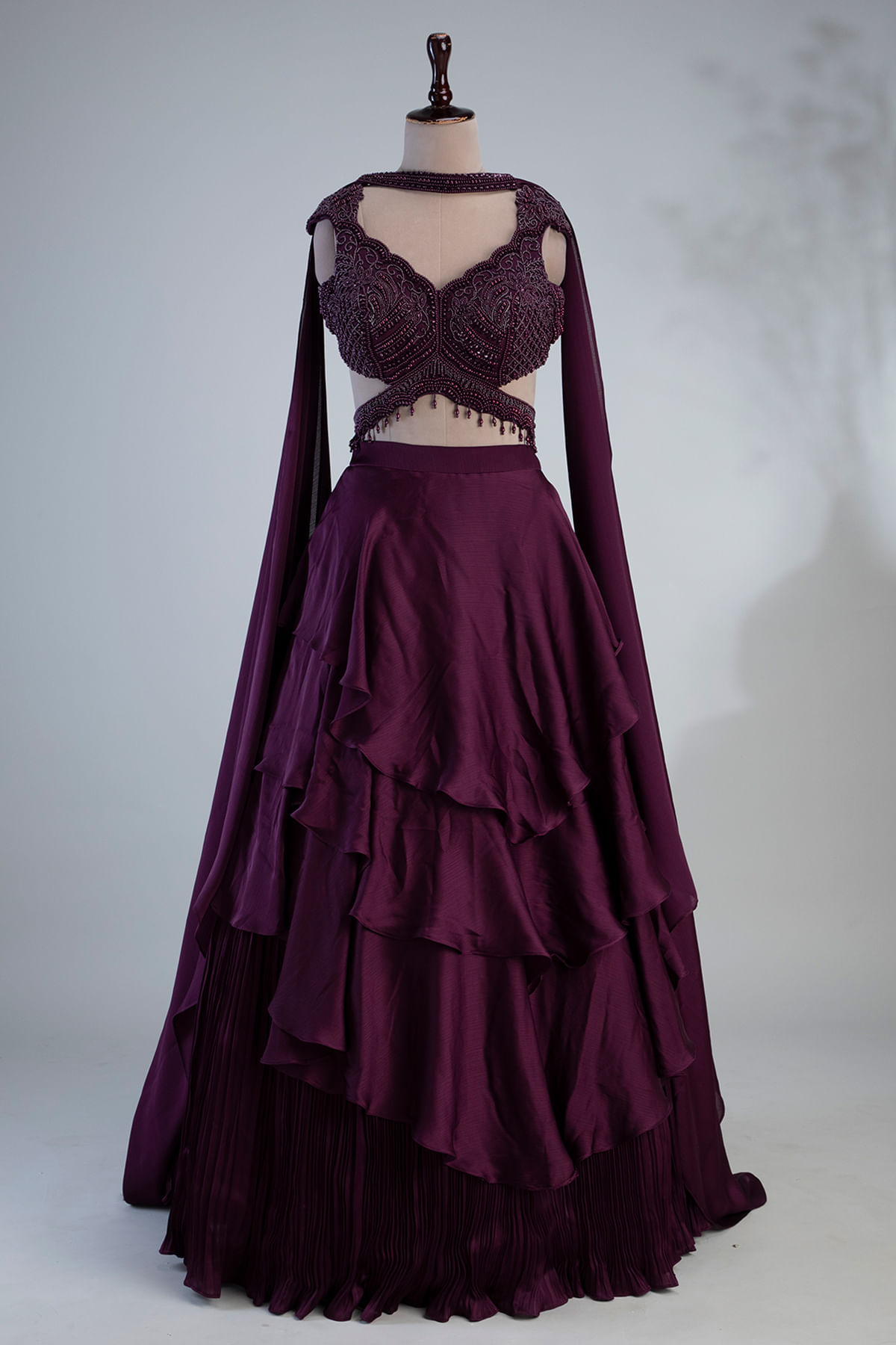 Purple Designer Lehenga