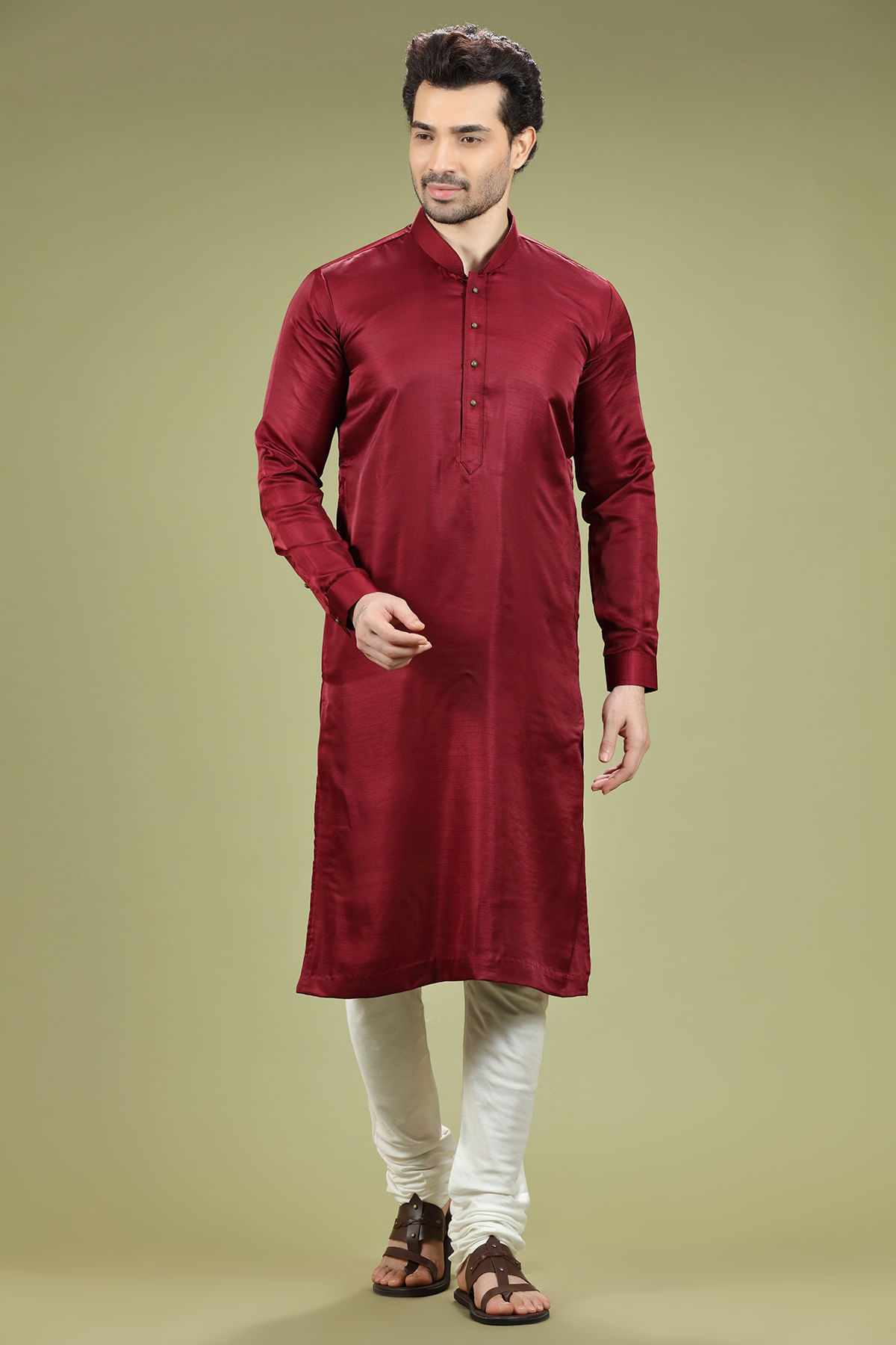 Red Kurta for Men
