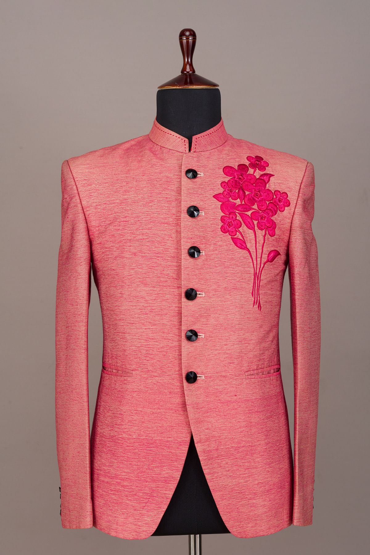 Cotton Blacksmith Linen Peach Jodhpuri Suit at Rs 1800 in Mumbai | ID:  24346467388