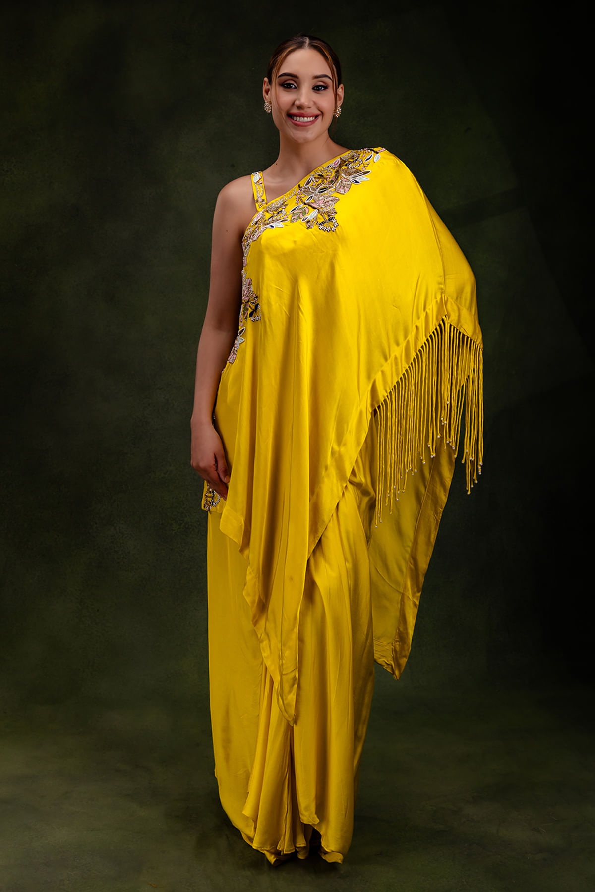 Yellow Party Wear Salwar Kameez