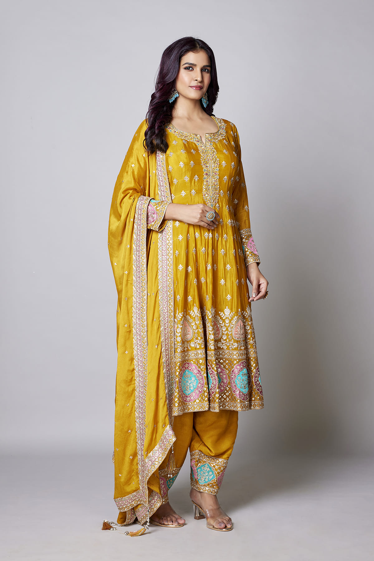 Yellow Straight Cut Suit