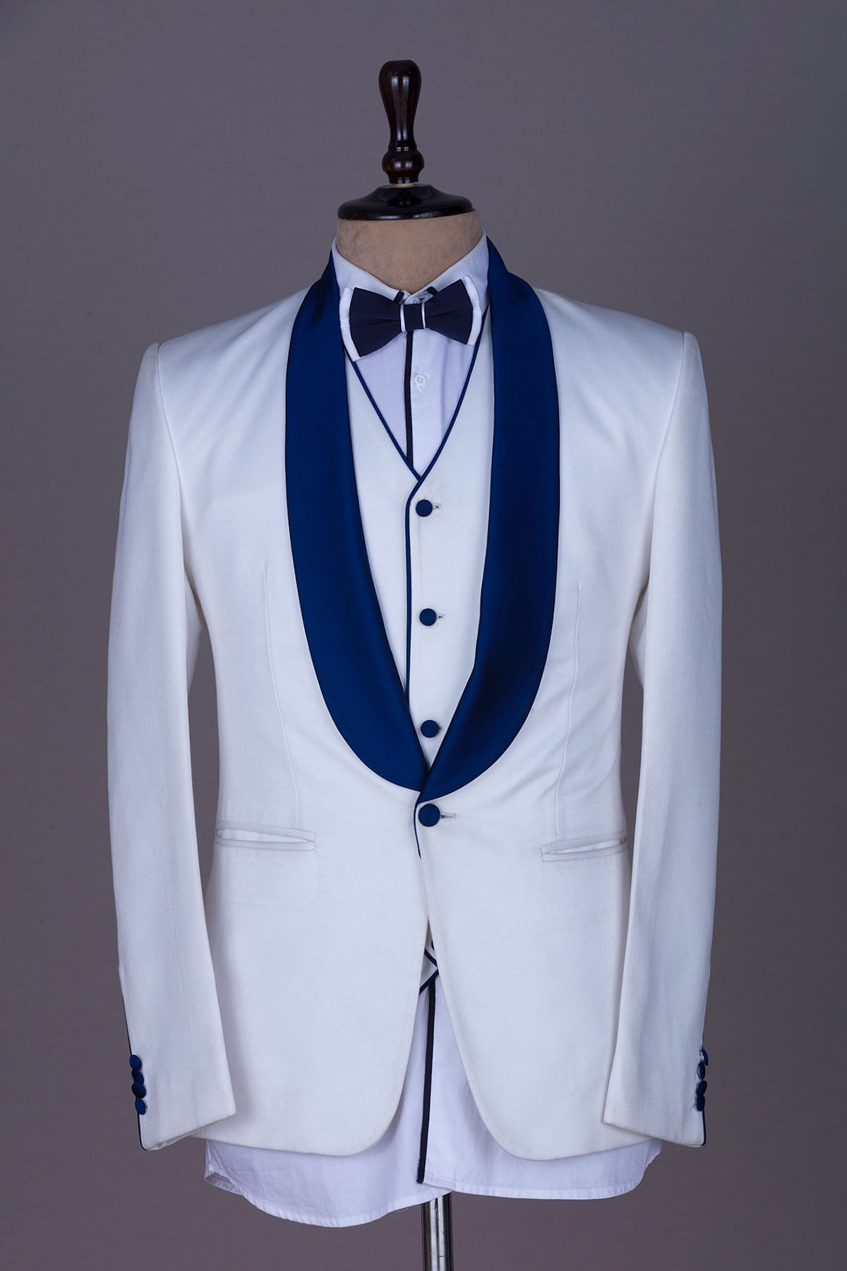 Abruzzomaster Men's One Button Royal Blue Suit Velvet Jacket Black Vest  Pants Wedding Suits Groom Tuxedos (XS=36R) at Amazon Men's Clothing store