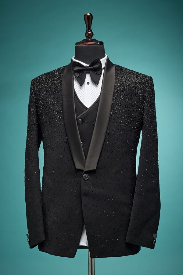 Mikomori Wavy Suit (S0024) ブラック Mikomori Wavy Suit (S0024