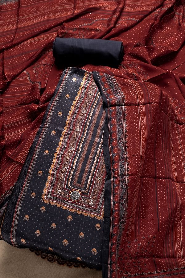 Buy Pure Cotton Dress Material Free Shipping COD Online Samyakk