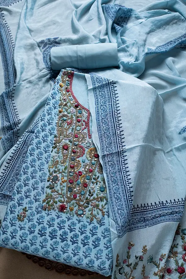 Cotton dress material online shopping cash on delivery store