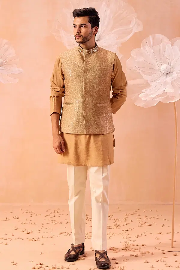 Waistcoat Waistcoat men westcoat for mens Kurta bandi waistcoat Samyakk