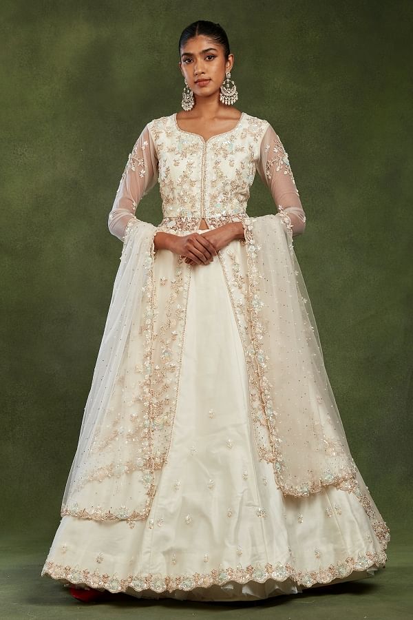 Indo western lacha clearance