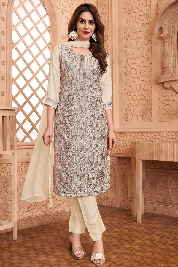 Front cut salwar suit top