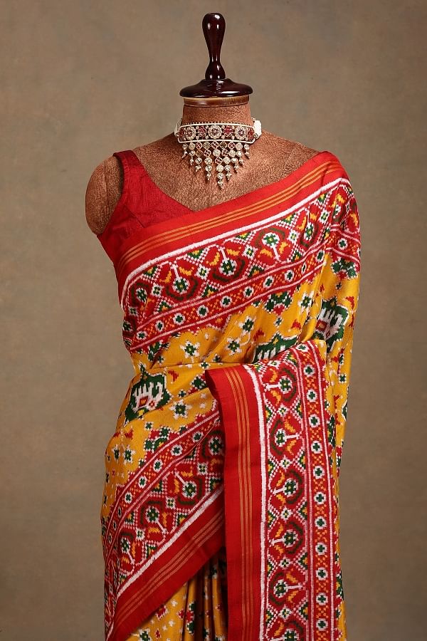 Ikkat pure silk sarees online online