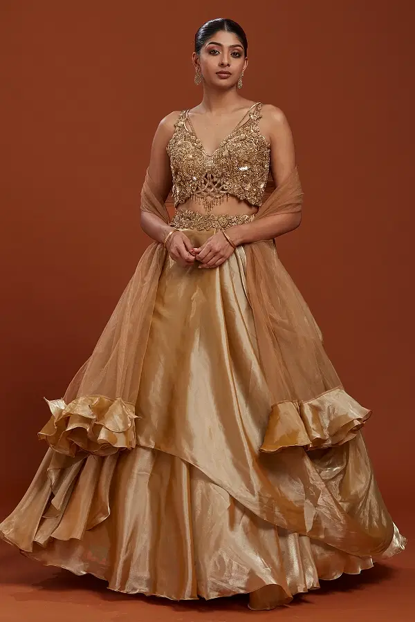 Lehenga gown designs deals