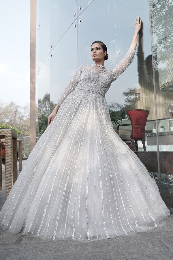 Buy Evening Gowns Party wear Designer Gowns Online Best Price Samyakk