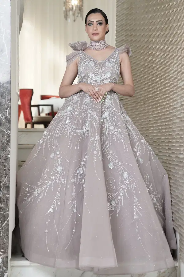 Party wear gaun dress deals