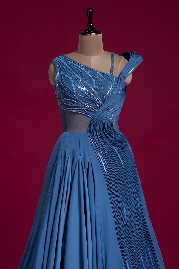 Western gown 2025 neck design