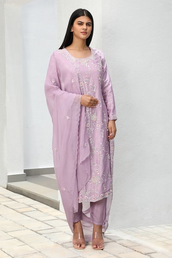 Engagement Salwar Suits Ocassional Salwar Kameez Samyakk Samyakk