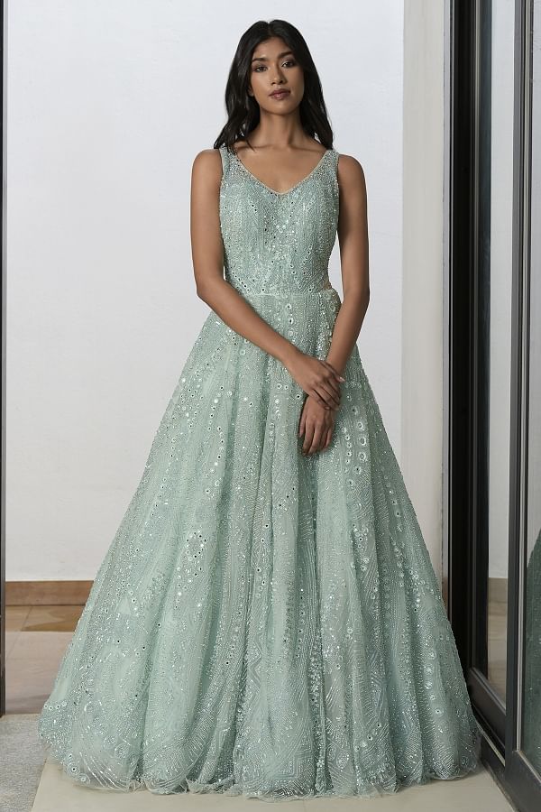 Gowns for store reception party