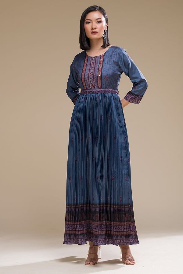 Kessa Vcr190 Saswati Cotton Handblock Dress Featured | New kurti designs,  Cotton dress pattern, Stylish kurtis design
