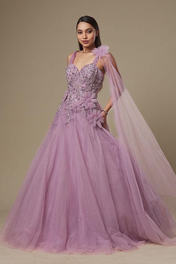 Designer gowns online deals