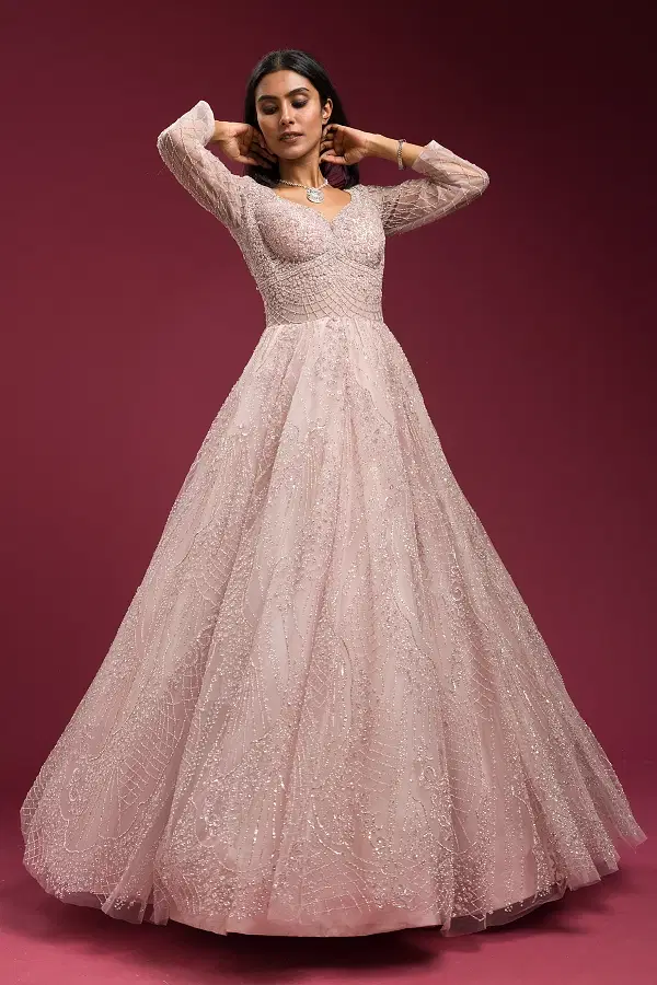 Buy Latest Bridal Gown Designer Gown Online at Samyakk Samyakk
