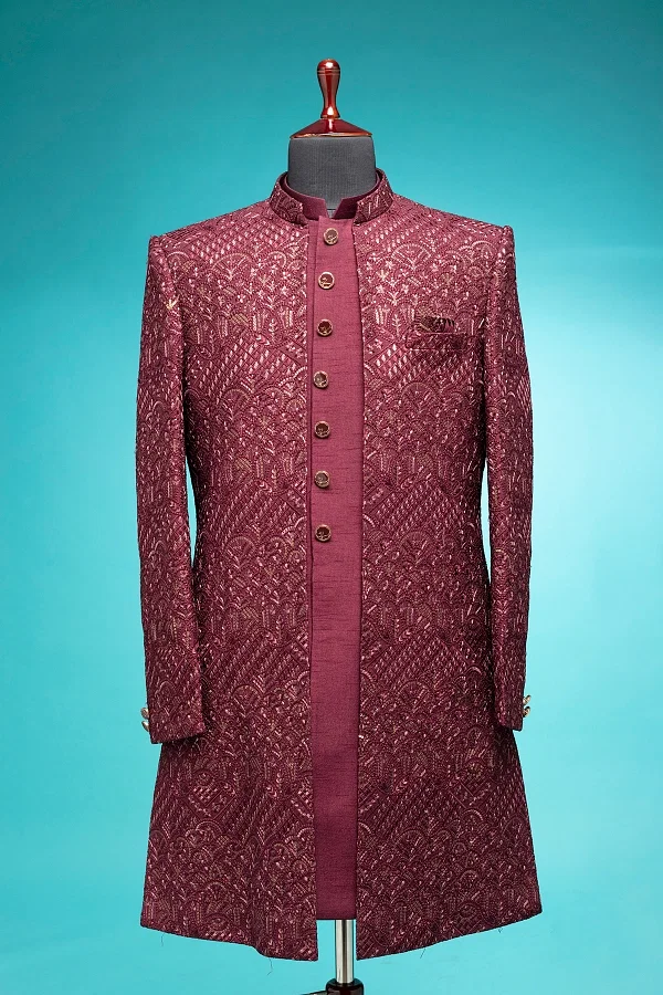 Indo Western Sherwani Sherwani for Men Indo Western For Men Samyakk
