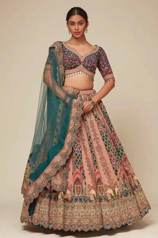 Snapdeal party wear lehenga best sale