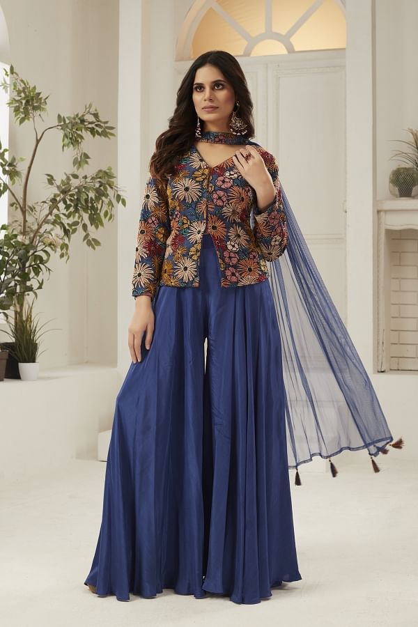 Crepe palazzo suits online
