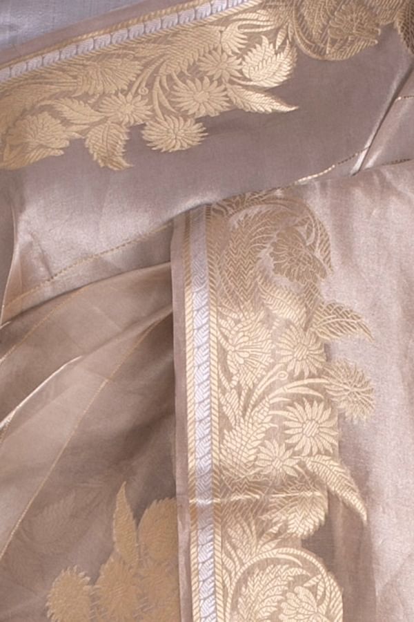 Banarasi Tissue Silk Saree, 6.3 m (with blouse piece) at Rs 1100 in Varanasi