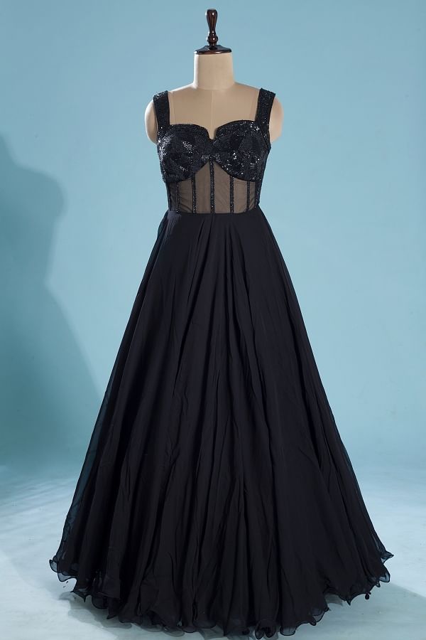 Buy Organza Evening Gowns for Women Online from India's Luxury Designers  2024