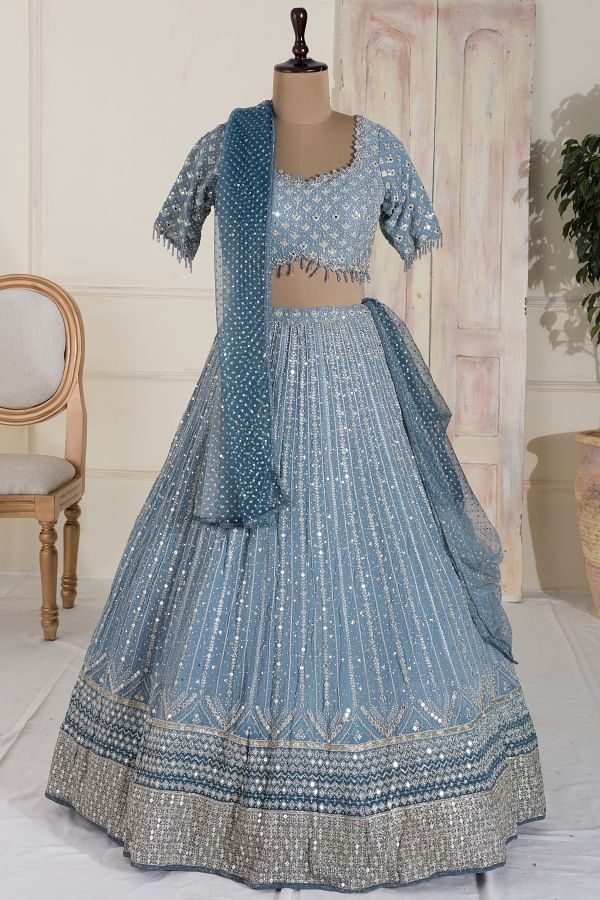 Popular Silver Party Stone Designer Lehenga Choli, Silver Party Stone  Designer Lehengas and Silver Party Stone Ghagra Chaniya Cholis online  shopping | Page 3