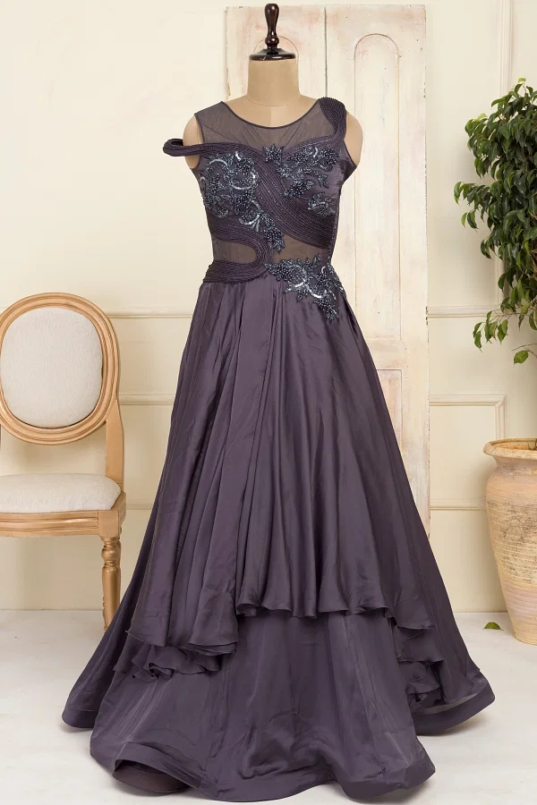 Buy Gown Dress Evening Dress Evening Gown for Women Prom Dress Prom Dress  Prom Gown Ball Gown Dress Gray Dress Long Sleeveless Dress Gray Dress Online  in India - Etsy