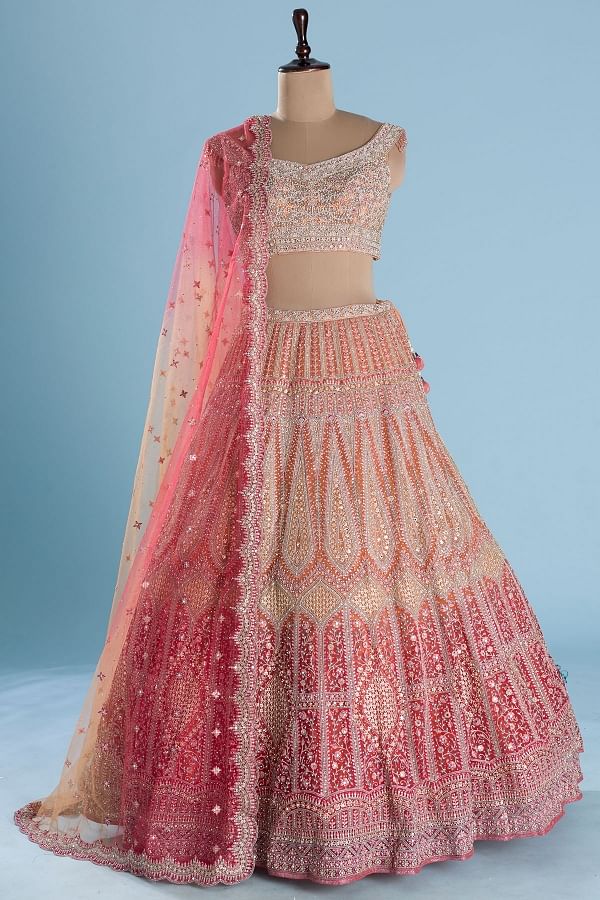 Brides in Lehenga: A Global Celebration of Bridal Fashion - Samyakk: Sarees  | Sherwani | Salwar Suits | Kurti | Lehenga | Gowns | Mens Wear