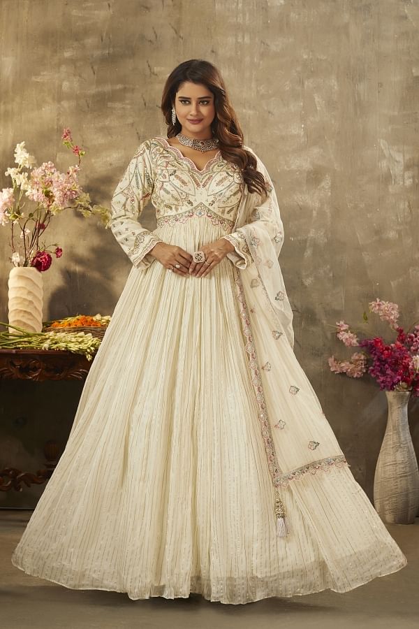 Buy white salwar suit online outlet