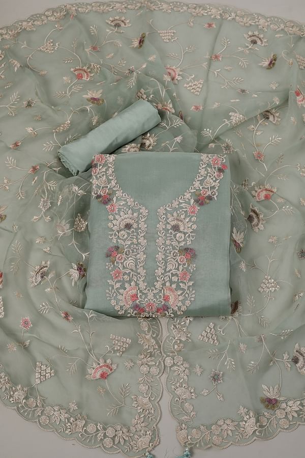 Buy Unstitched Salwar Suits Semi Stitched Suits Salwar Online Samyakk