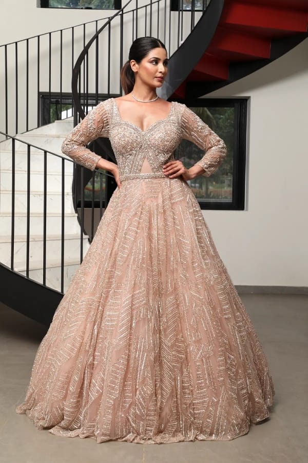 Occassional reception Gowns from Indian Designer | Samyakk