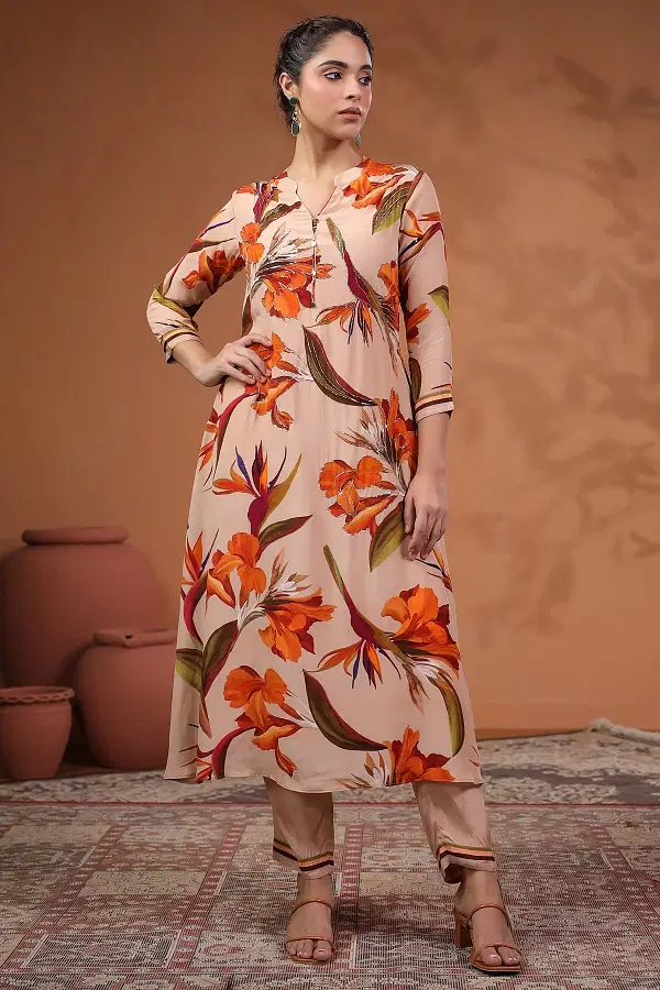Crepe kurtis online hotsell