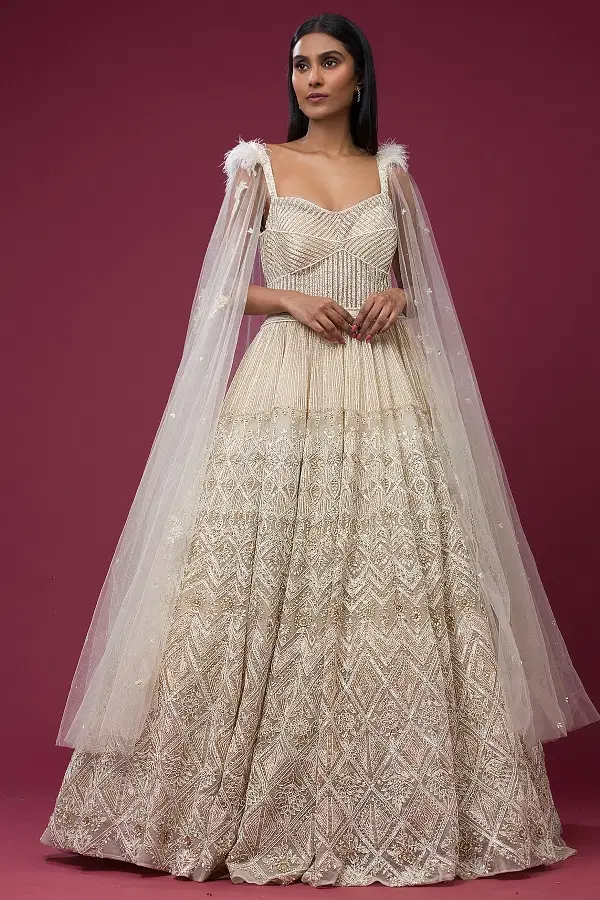 Designer gowns for reception 2025