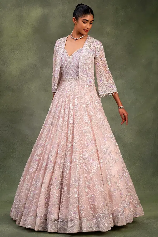 Indo western gown images store