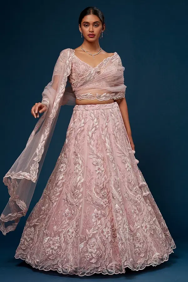 Net lehenga designs with price 2025