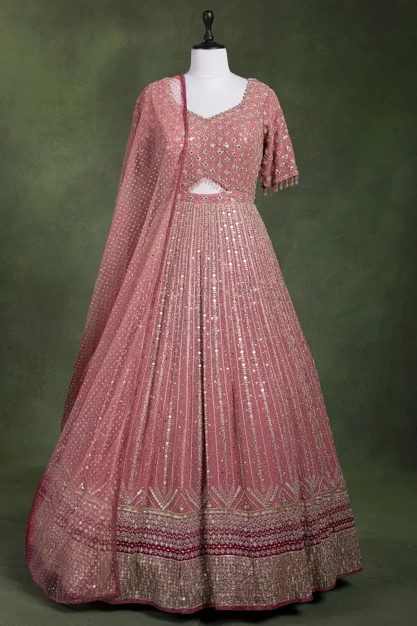 Indo Western Gown Dresses Western Gowns Online Gowns Samyakk