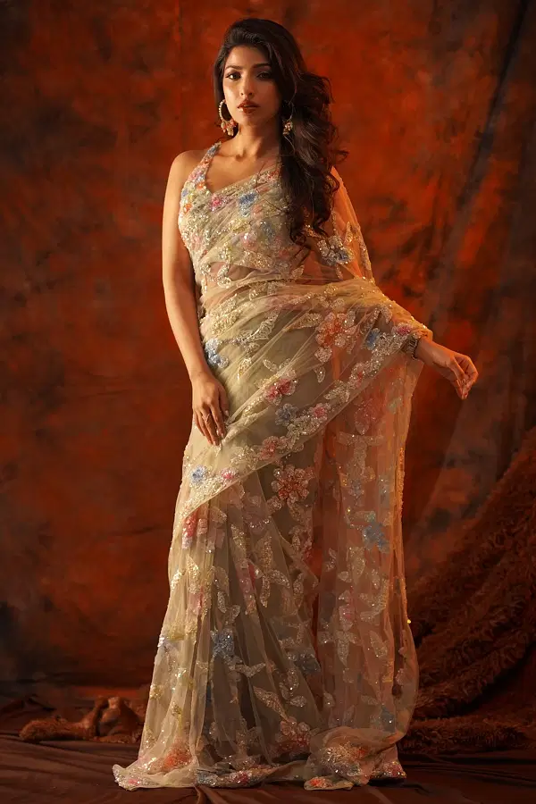 Party wear sarees new collection best sale