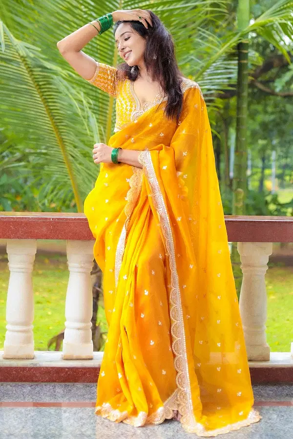 Designer blouse saree online shopping best sale
