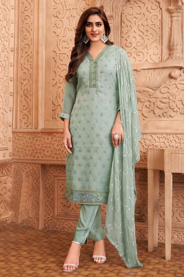 Shop Straight cut suit online Designer Party wear suit with free shipping Samyakk