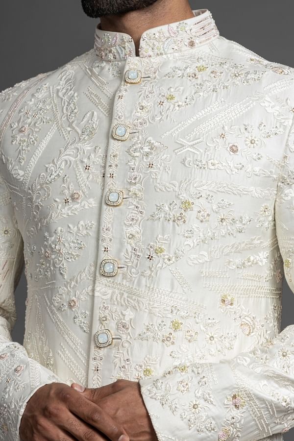 Buy Wedding Sherwani Designer Sherwani for Groom Online Samyakk