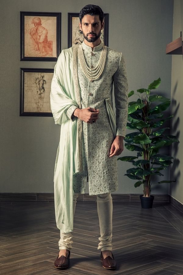 Sherwani for bride's brother sale
